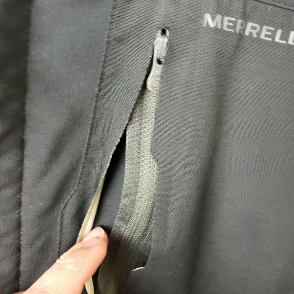 Merrell Mens Jacket Coat Black Opti Shell Size Med - Picture 4 of 7